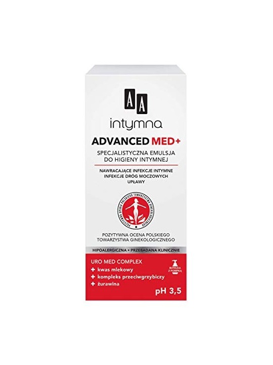 Emulsione specializzata per l'igiene intima AA Intymna Advanced Med