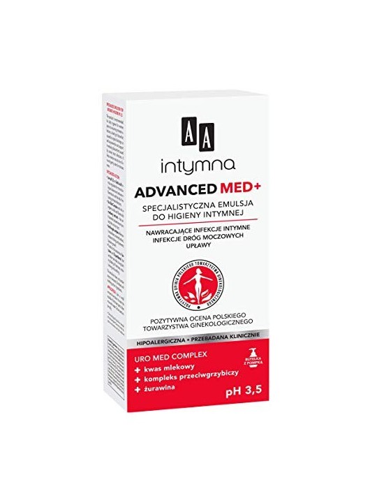 Emulsione specializzata per l'igiene intima AA Intymna Advanced Med