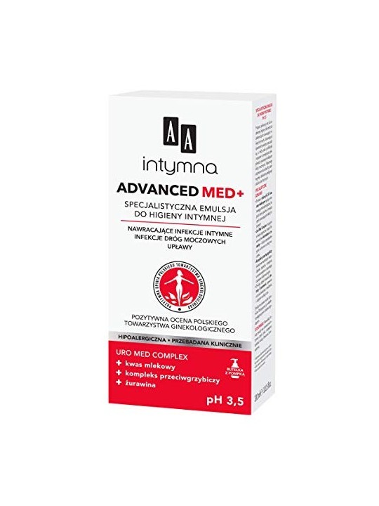Emulsione specializzata per l'igiene intima AA Intymna Advanced Med