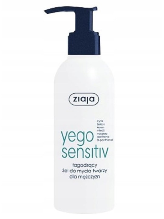 Gel detergente viso ZIAJA Yego Sensitiv per uomo