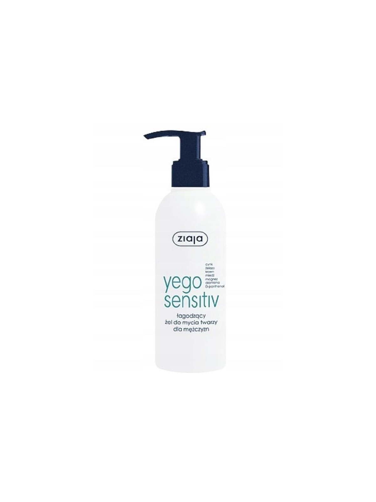 Gel detergente viso ZIAJA Yego Sensitiv per uomo