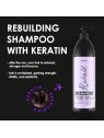 JOANNA PROFESSIONAL Keratin Rebuilding Hair Shampoo shampoo ricostruttivo per capelli indeboliti con cheratina 1000ml