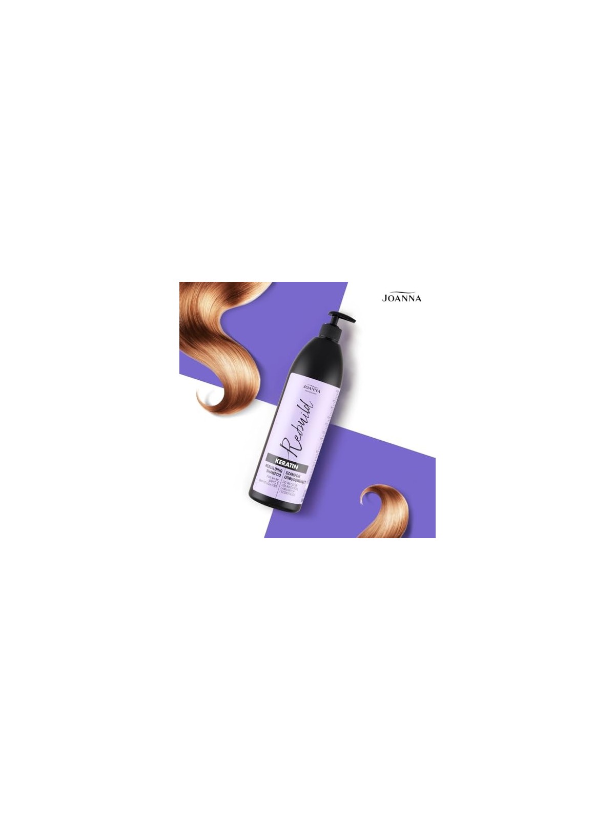JOANNA PROFESSIONAL Keratin Rebuilding Hair Shampoo shampoo ricostruttivo per capelli indeboliti con cheratina 1000ml