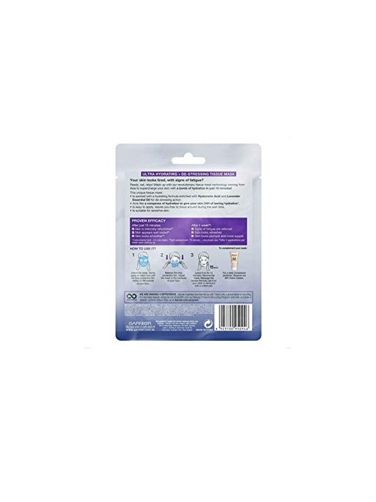 Maschera Viso Garnier SkinActive Idratante Anti-Fatica Donna