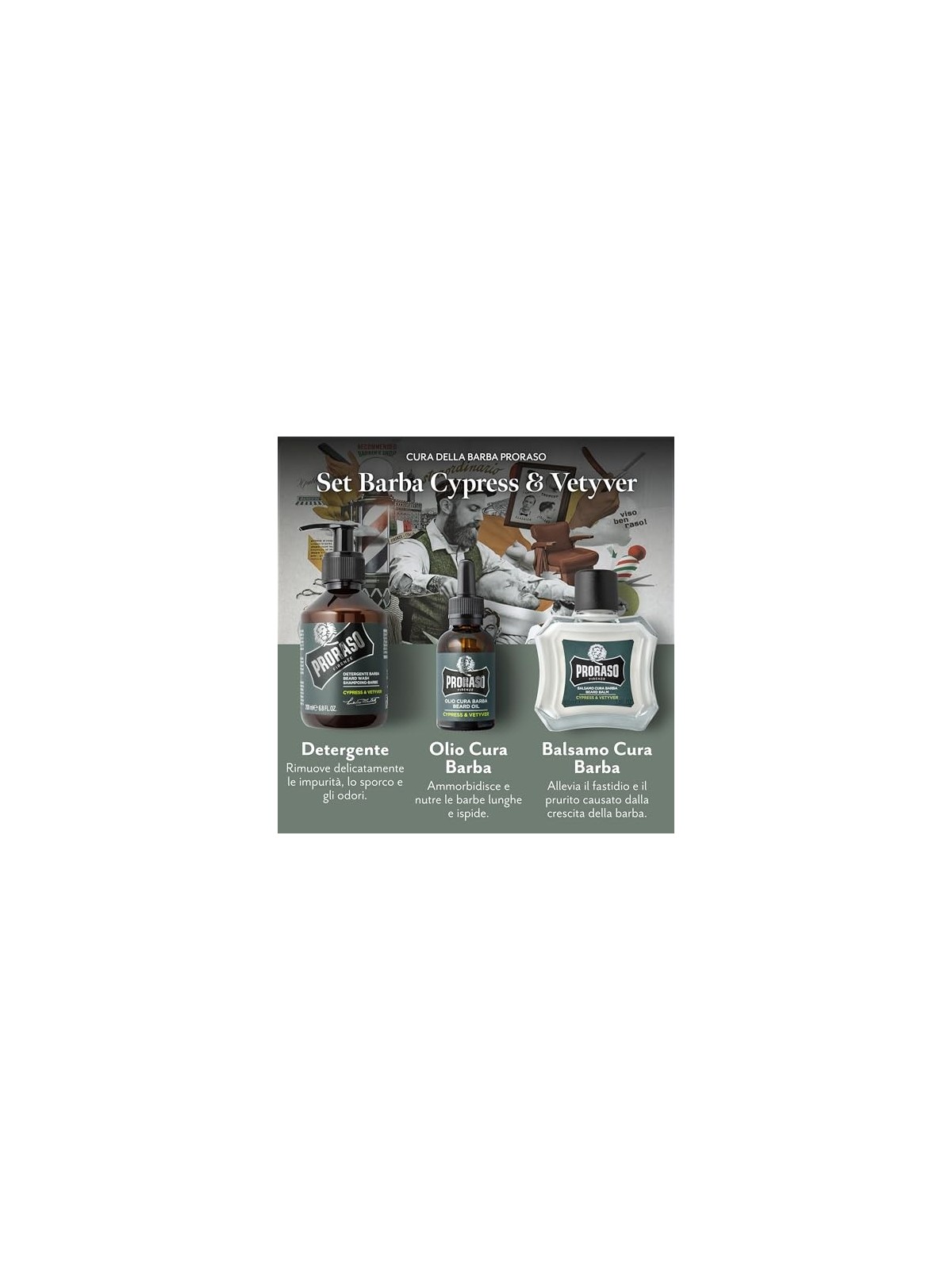 Set lavaggio barba Cypress Vetyver