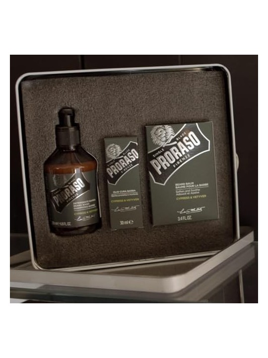 Set lavaggio barba Cypress Vetyver
