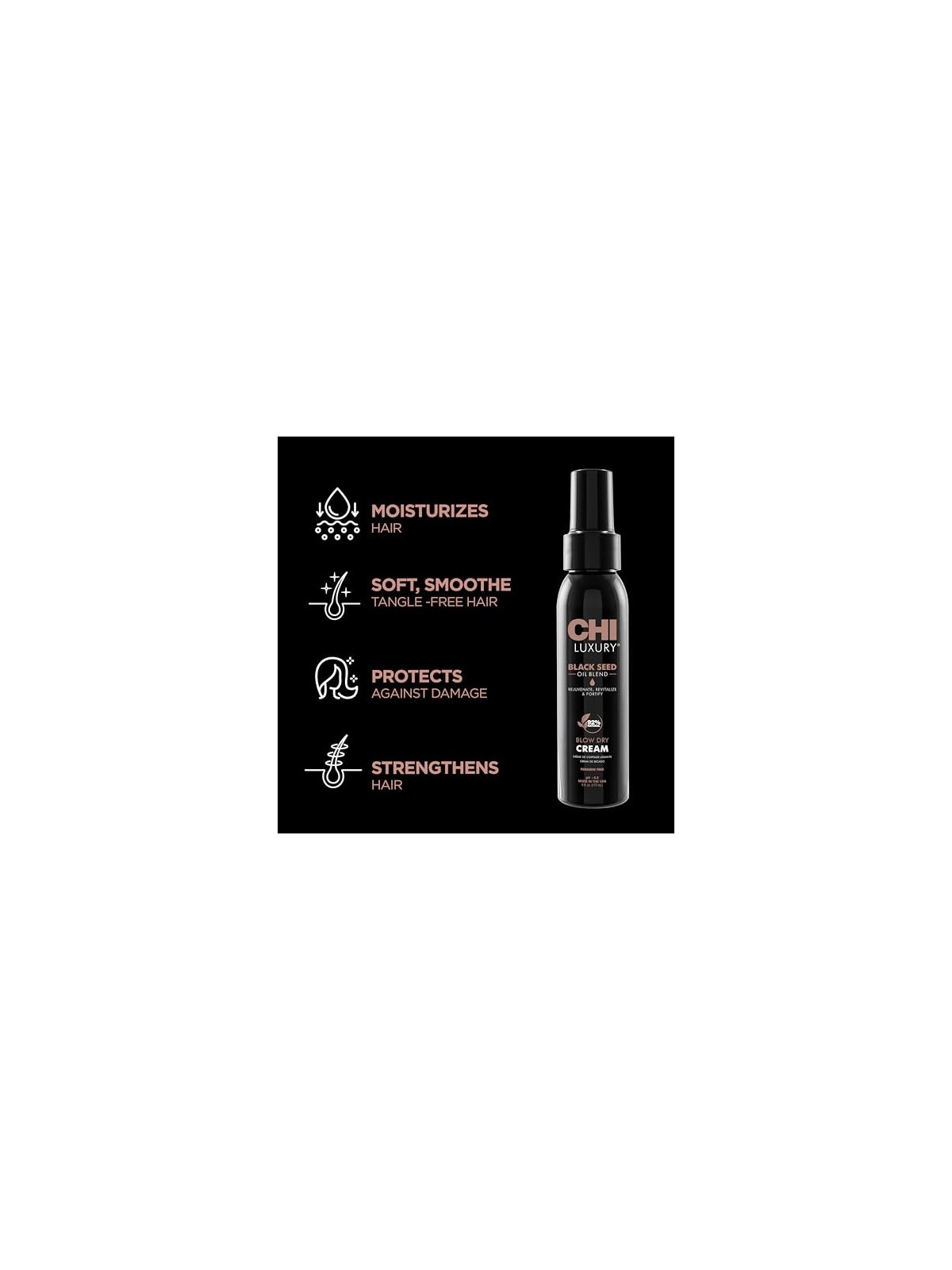 CHI Luxury Black Seed Oil Blow Dry Cream 177ml