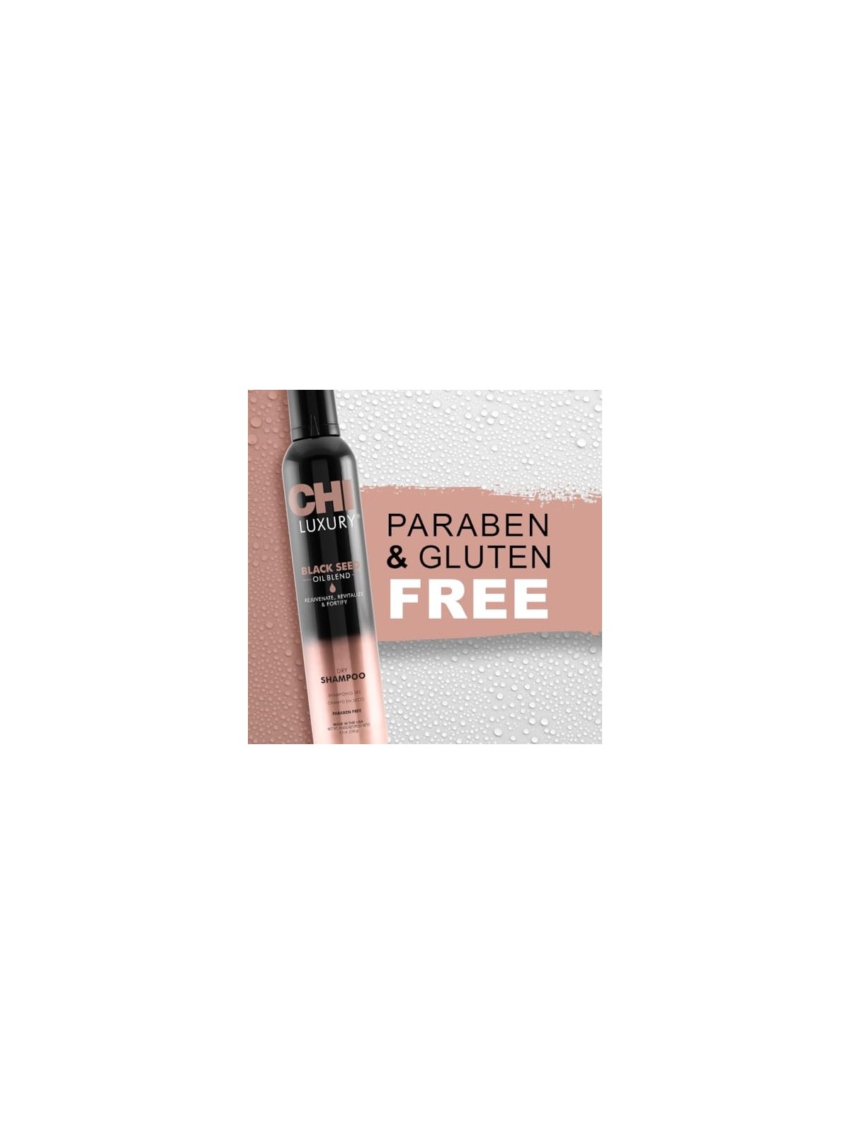 CHI Luxury Black Seed Oil Dry Shampoo shampoo secco per tutti i tipi di capelli 150 g donna Farouk Systems www.essenzetotalstyle