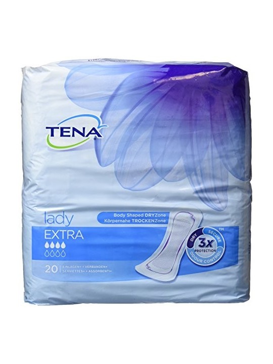 Tena Lady DISCREET compresa per incontinenza extra 20 unit donna