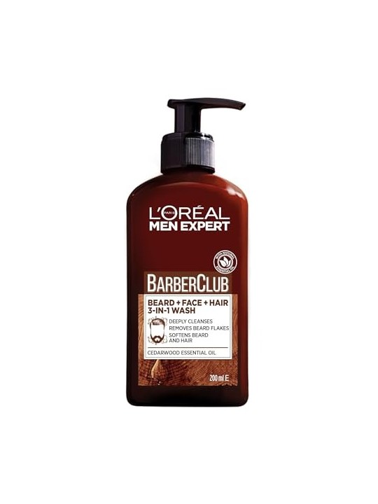 L'Orï¿½ï¿½al Professionnel Barber Club Gel 3in1 200ml