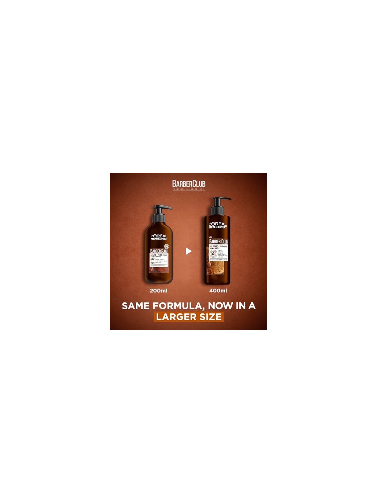 L'Orï¿½ï¿½al Professionnel Barber Club Gel 3in1 200ml