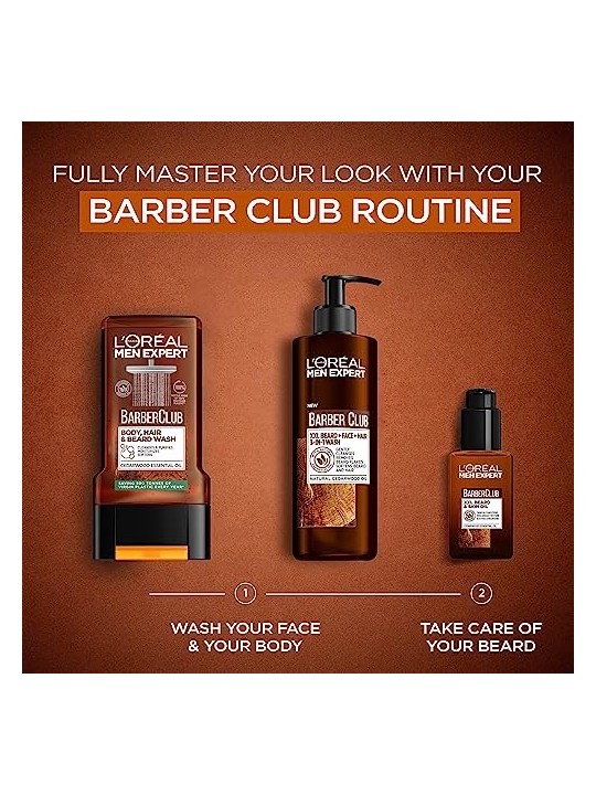 L'Orï¿½ï¿½al Professionnel Barber Club Gel 3in1 200ml