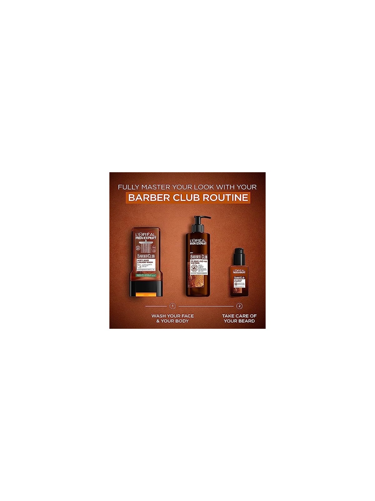 L'Orï¿½ï¿½al Professionnel Barber Club Gel 3in1 200ml