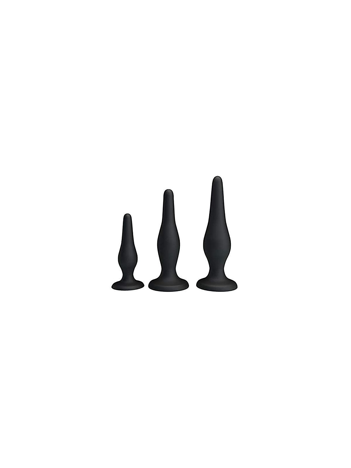 Set of Mini Anal Plugs Beginner Kit 85mm 115mm 130mm