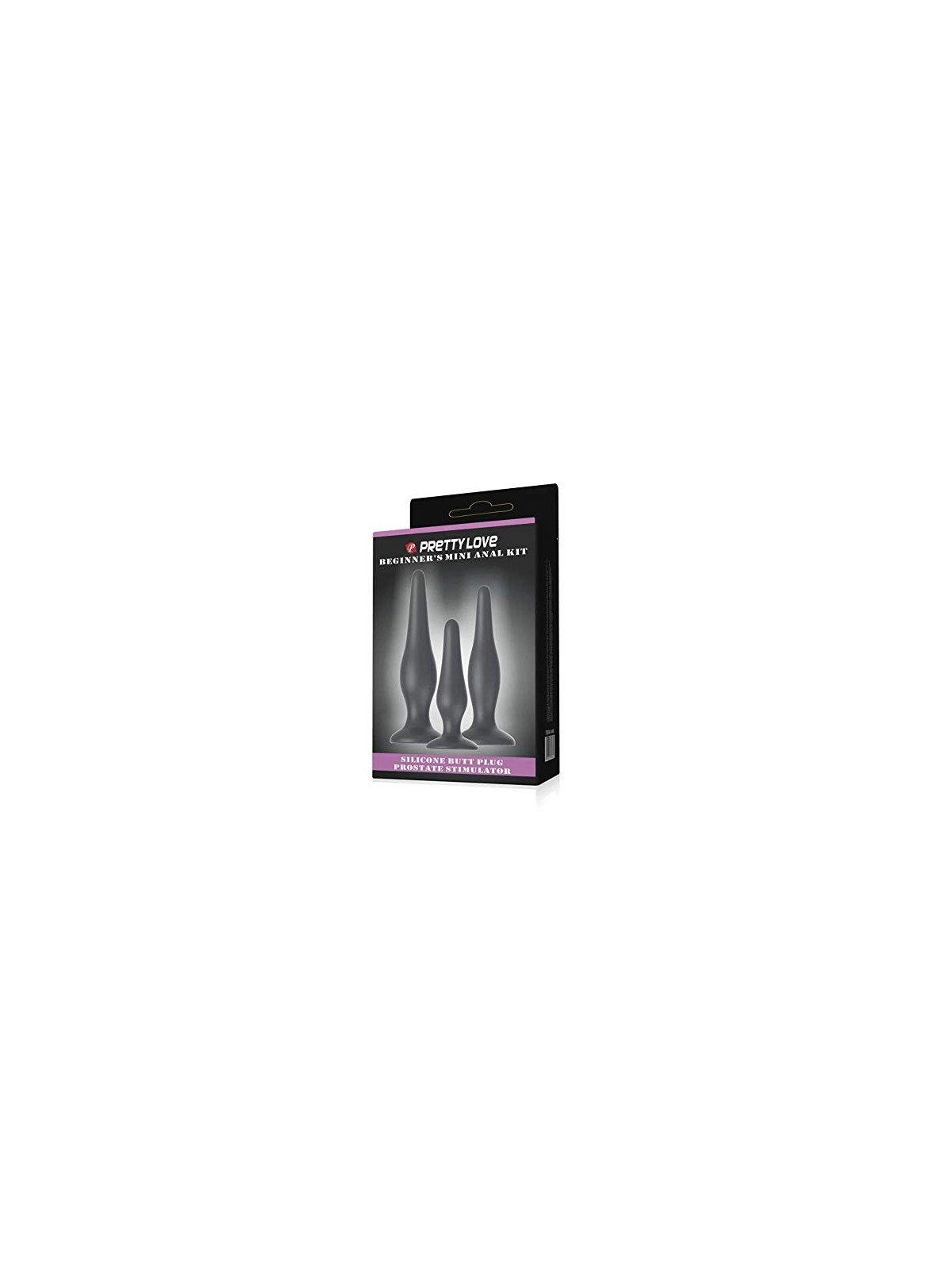 Set of Mini Anal Plugs Beginner Kit 85mm 115mm 130mm