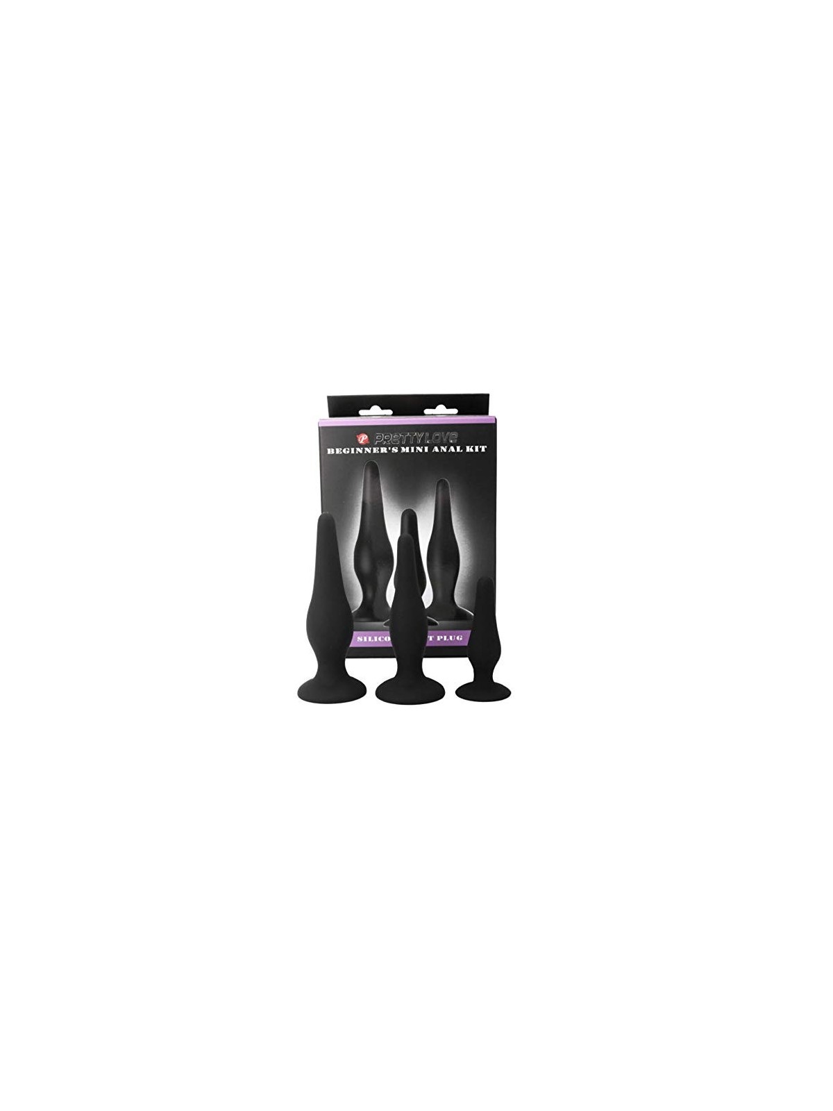 Set of Mini Anal Plugs Beginner Kit 85mm 115mm 130mm