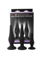 Set of Mini Anal Plugs Beginner Kit 85mm 115mm 130mm