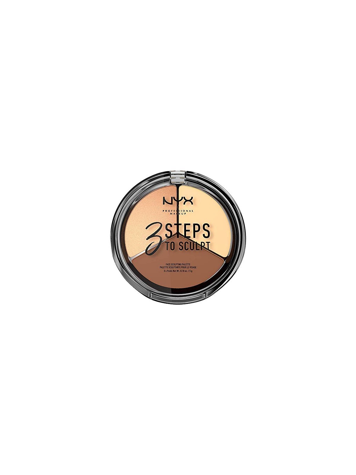 Palette per scolpire il viso luce unisex 3 PASSI