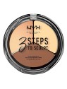 Palette per scolpire il viso luce unisex 3 PASSI