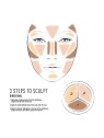 Palette per scolpire il viso luce unisex 3 PASSI