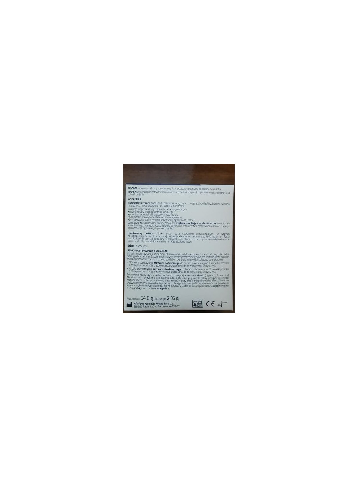 IRIGASIN Set aggiuntivo per naso e seni