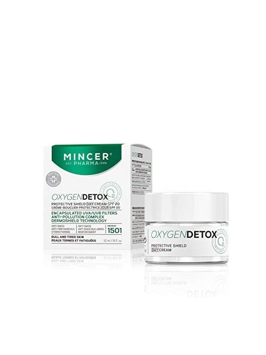 MINCER PHARMA Oxygen Detox cremascudo giorno protettiva SPF20 No1501 50ml MINCER PHARMA www.essenzetotalstyle.com 