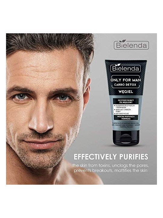 BIELENDA Only For Men Carbo Detox Carbon gel detergente