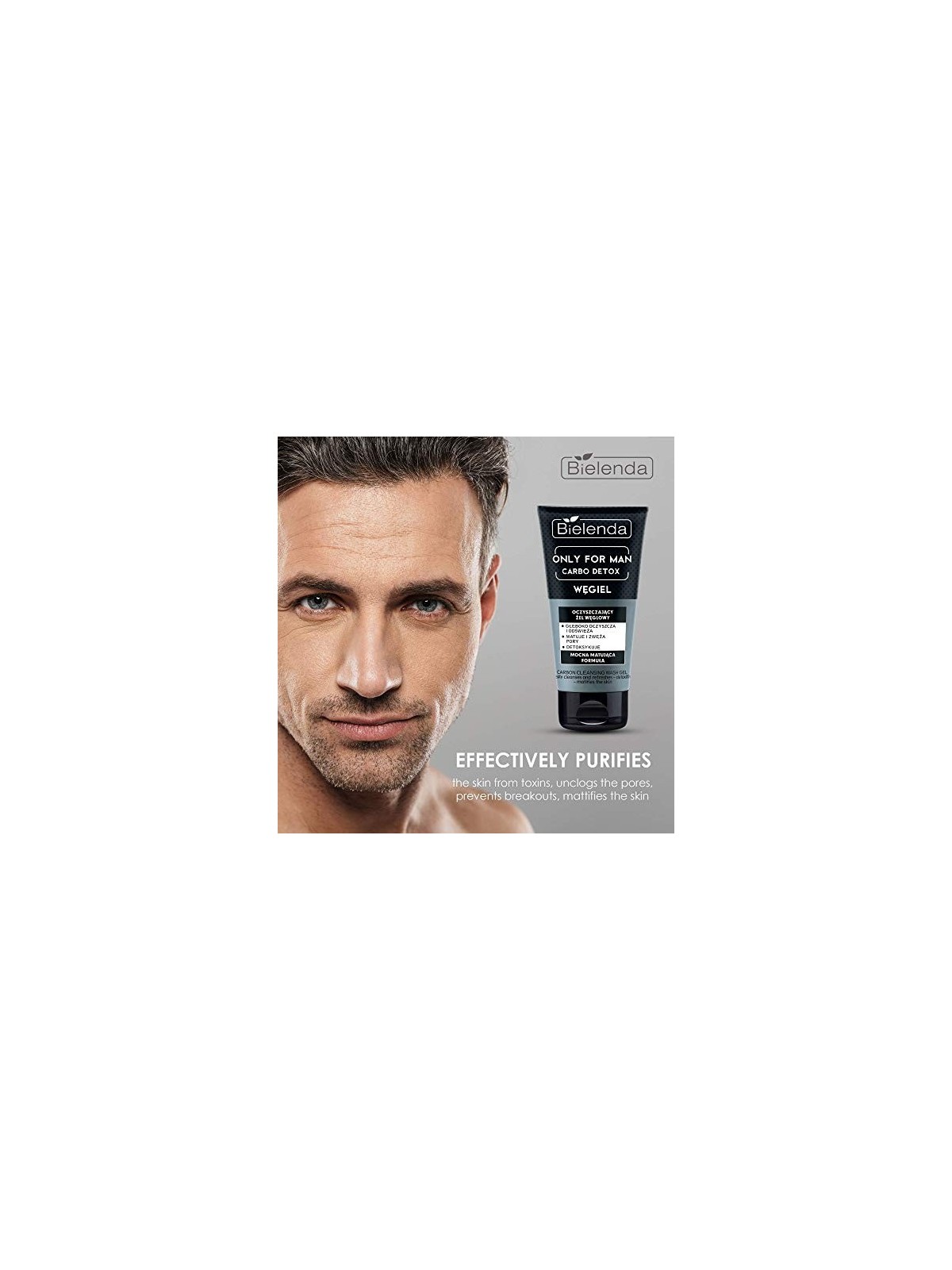BIELENDA Only For Men Carbo Detox Carbon gel detergente