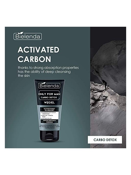 BIELENDA Only For Men Carbo Detox Carbon gel detergente