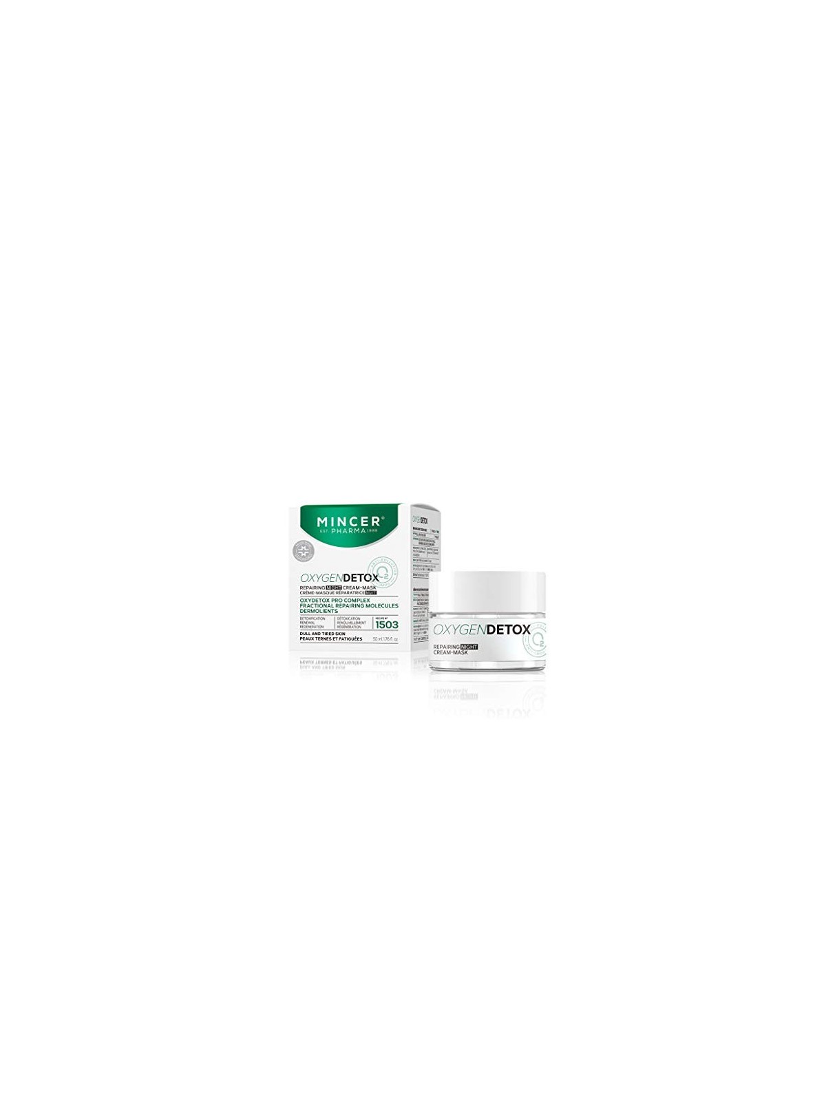 MINCER PHARMA Oxygen Detox cremamaschera notte riparatrice No1503 50ml