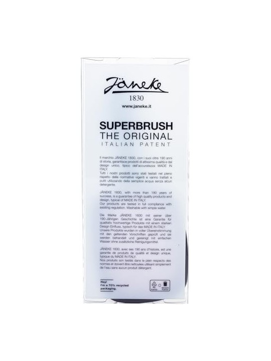 Spazzola da parrucchiere Superbrush nero e fucsia