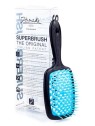 Spazzola da parrucchiere Superbrush nero e fucsia