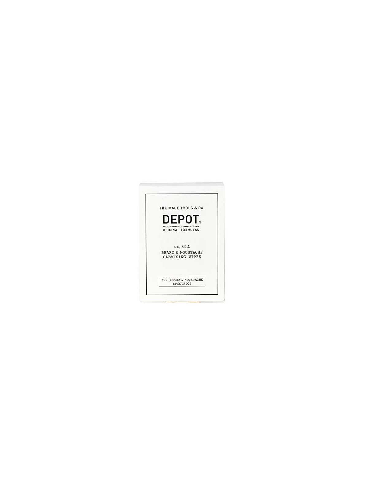 Depot 500 Salviette Detergenti per Barba e Baffi 12 pezzi