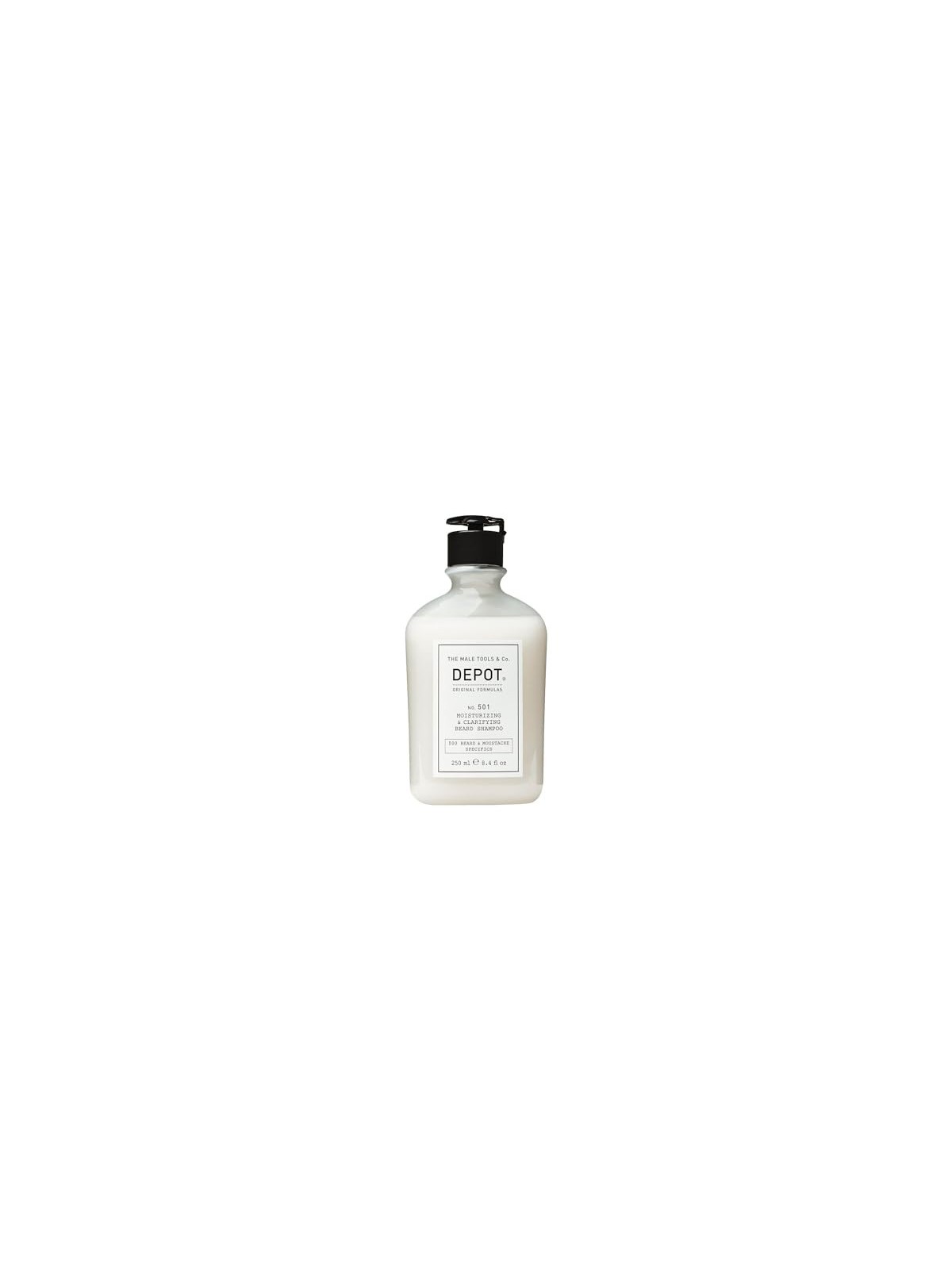 Depot BARBA e BAFFI N501 shampoo idratante e chiarificante per barba 250ml uomo