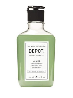 Depot 406 Gel da Barba Rinfrescante e Addolcente al Mentolo 100ml donna