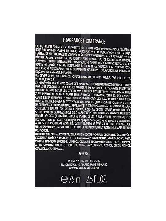 La Rive Password Eau De Toilette 75ml per donna
