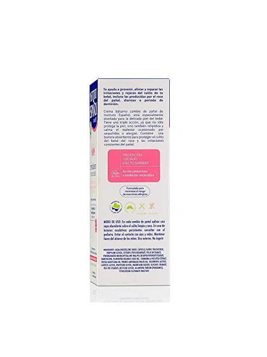 Instituto Espaol Bambino Crema Balsamo per il Cambio del Pannolino 150ml