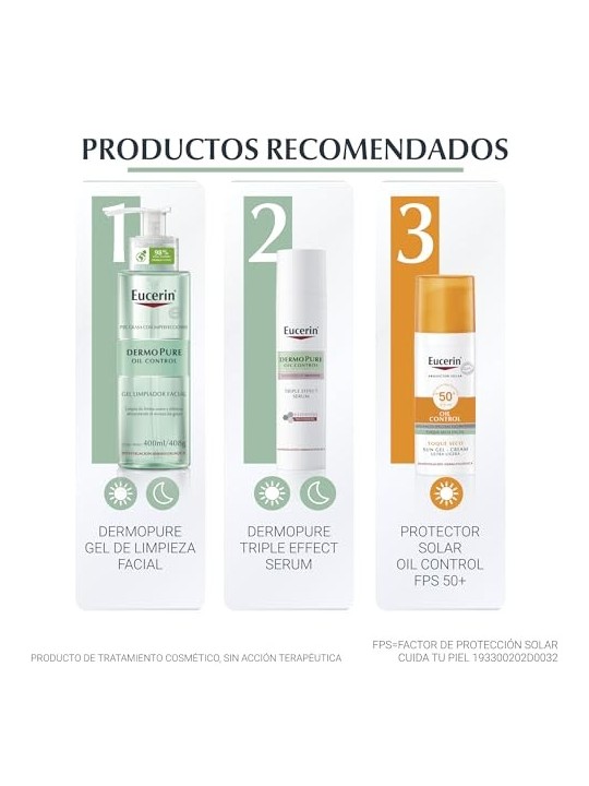 Gel detergente viso Eucerin DERMOPURE CONTROLLO OLIO 400ml