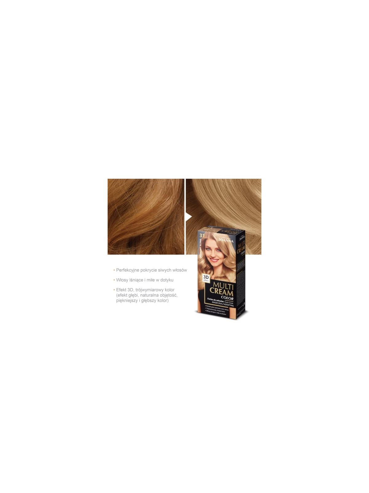 JOANNA Colore per capelli Multi Cream Color 31 Biondo Sabbia