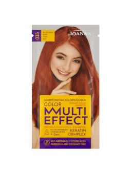 Shampoo colorante JOANNA Multi Effect Keratin Complex 015 Flaming Rudy 35g