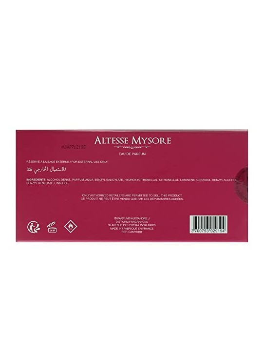 Alexandre.J The Collector Altesse Mysore EDP 100ml