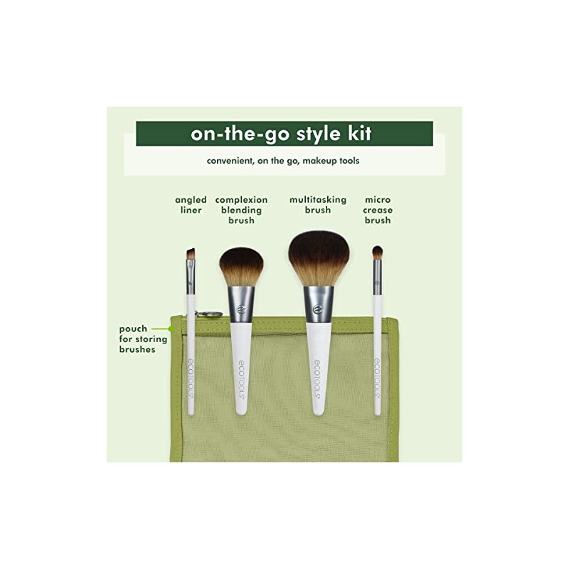 Set pennelli EcoTools Brush On-The-Go per uno stile impeccabile