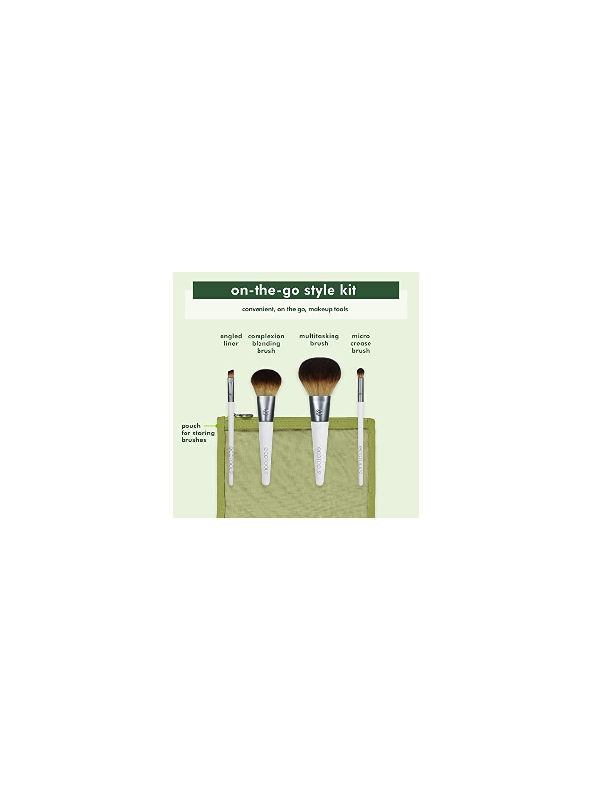 Set pennelli EcoTools Brush On-The-Go per uno stile impeccabile