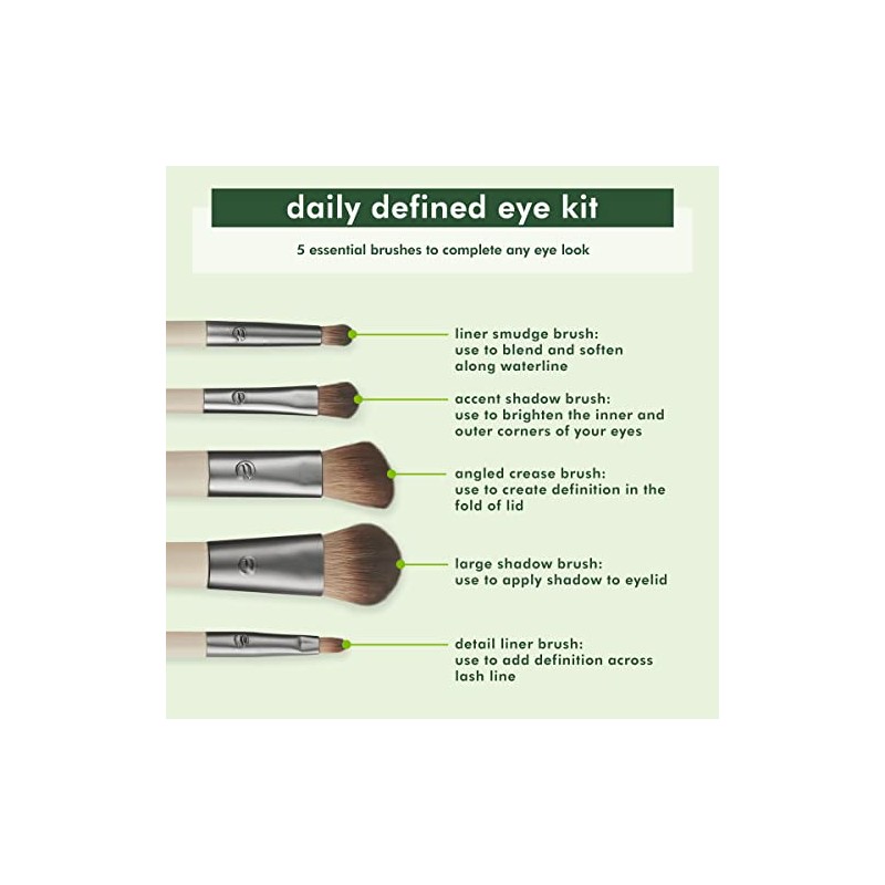 Set pennelli occhi Ecotools Daily Defined Eye Pennello