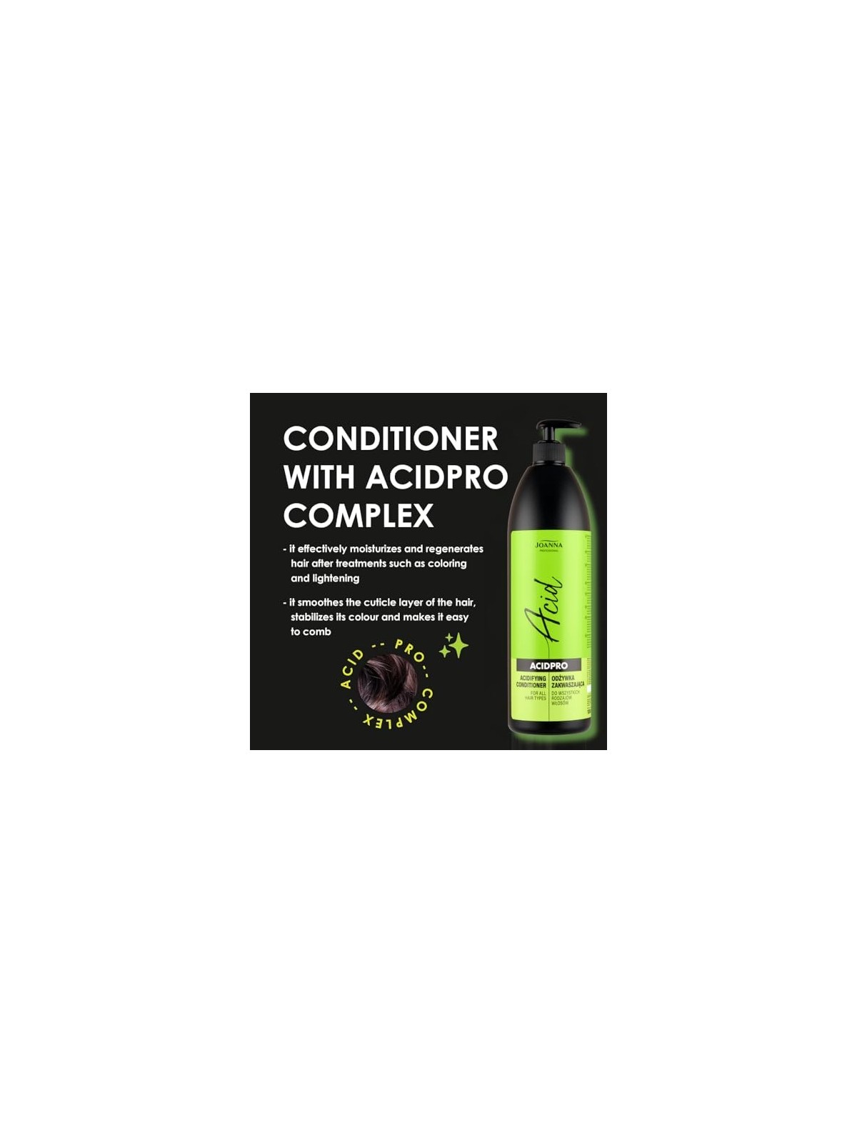 Balsamo Acidificante per Capelli JOANNA PROFESSIONAL