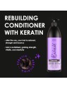 JOANNA PROFESSIONAL Keratin Rebuilding Hair Conditioner balsamo ricostruttivo per capelli indeboliti con cheratina 1000ml