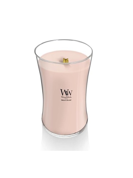 WoodWick Large Hourglass Candle Vanilla & Sea Salt 609.5g