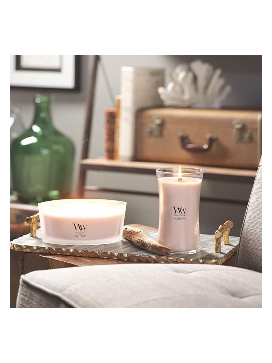 WoodWick Large Hourglass Candle Vanilla & Sea Salt 609.5g