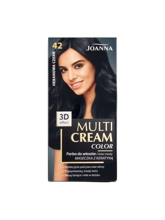 JOANNA Colore per capelli Multi Cream Color 42 Nero Ebano