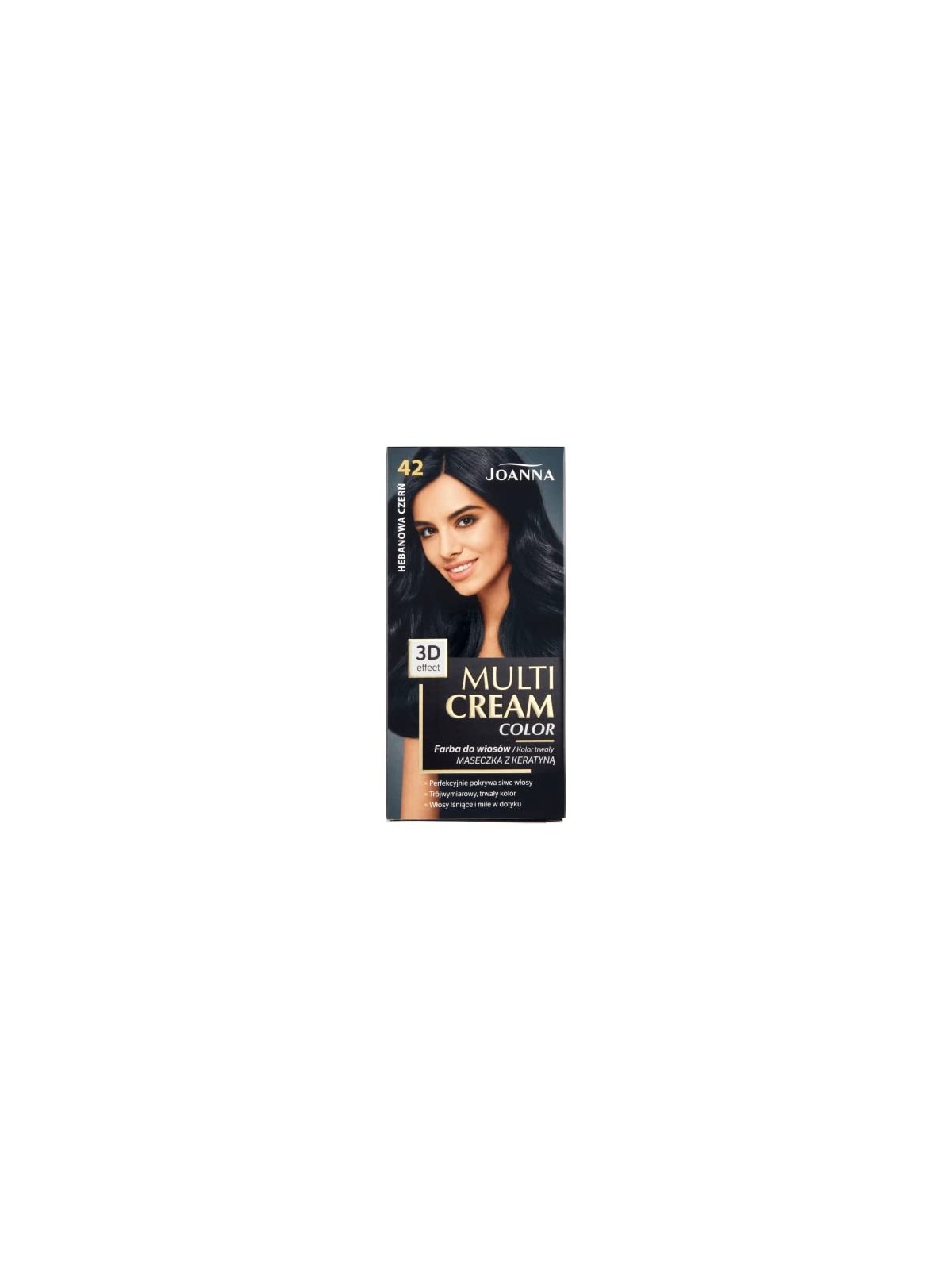 JOANNA Colore per capelli Multi Cream Color 42 Nero Ebano